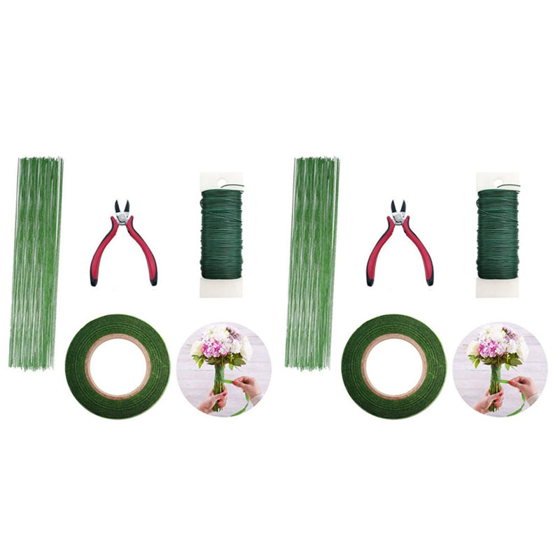 Wire Stem Florist - ABRW-2X 꽃꽂이 도구 키트 꽃 테이프