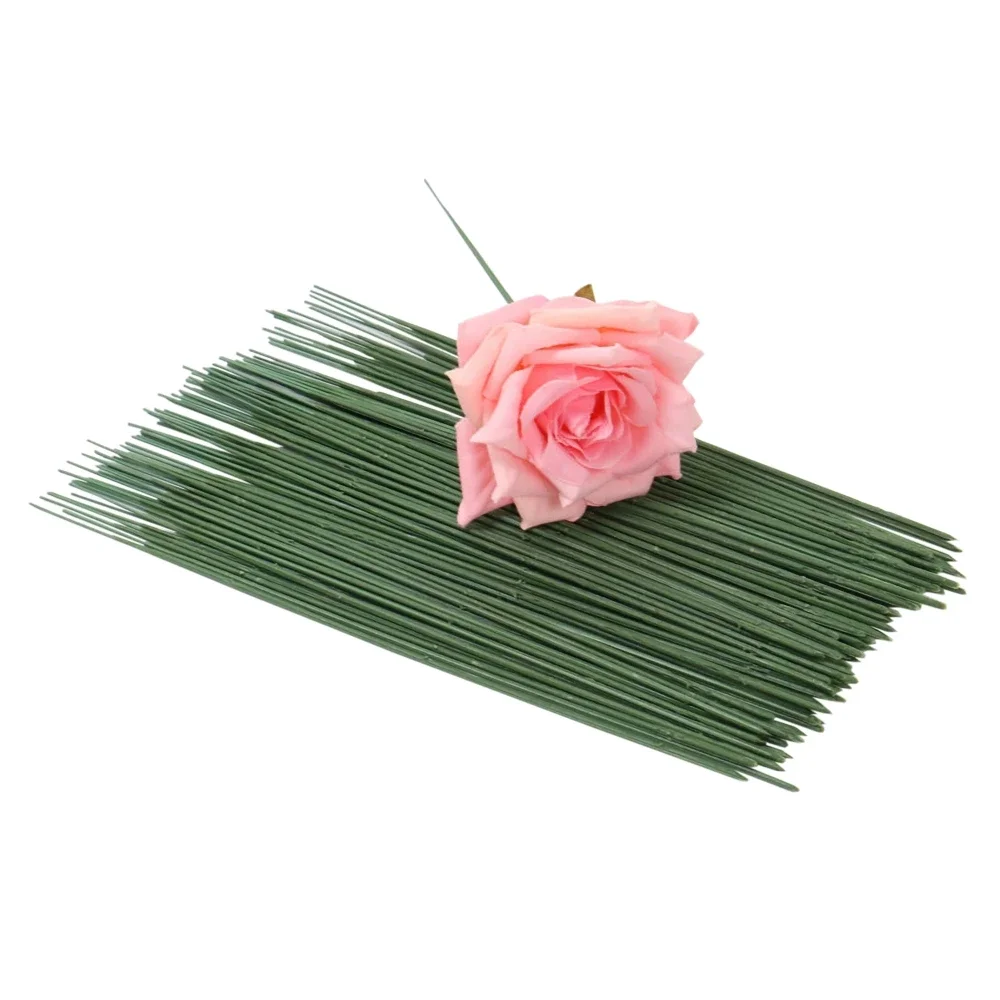Wire Stem Florist - 100PCS 인공 화분 줄기 플라스틱 원예