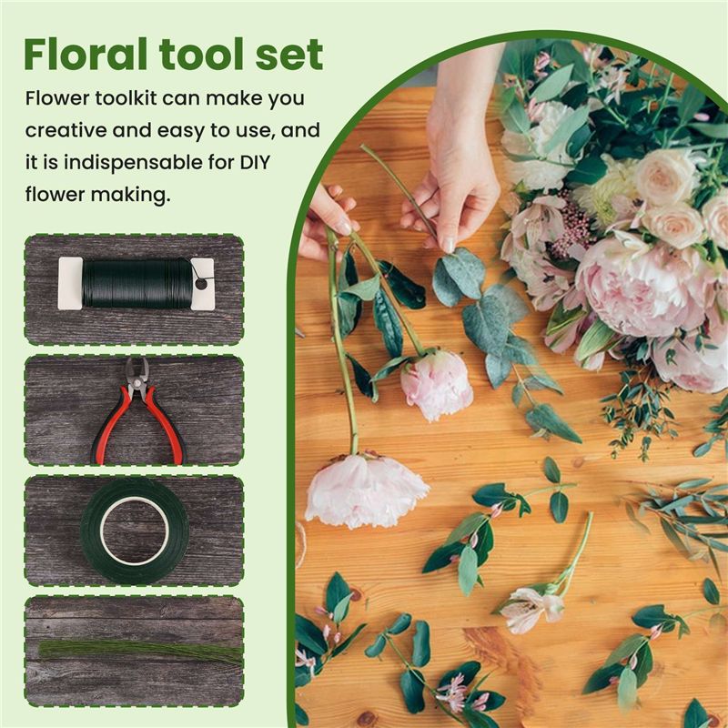 ABJT-플로럴 어레인지먼트 도구 키트 플로럴 테이프  - Wire Stem Florist 리뷰 및 가격