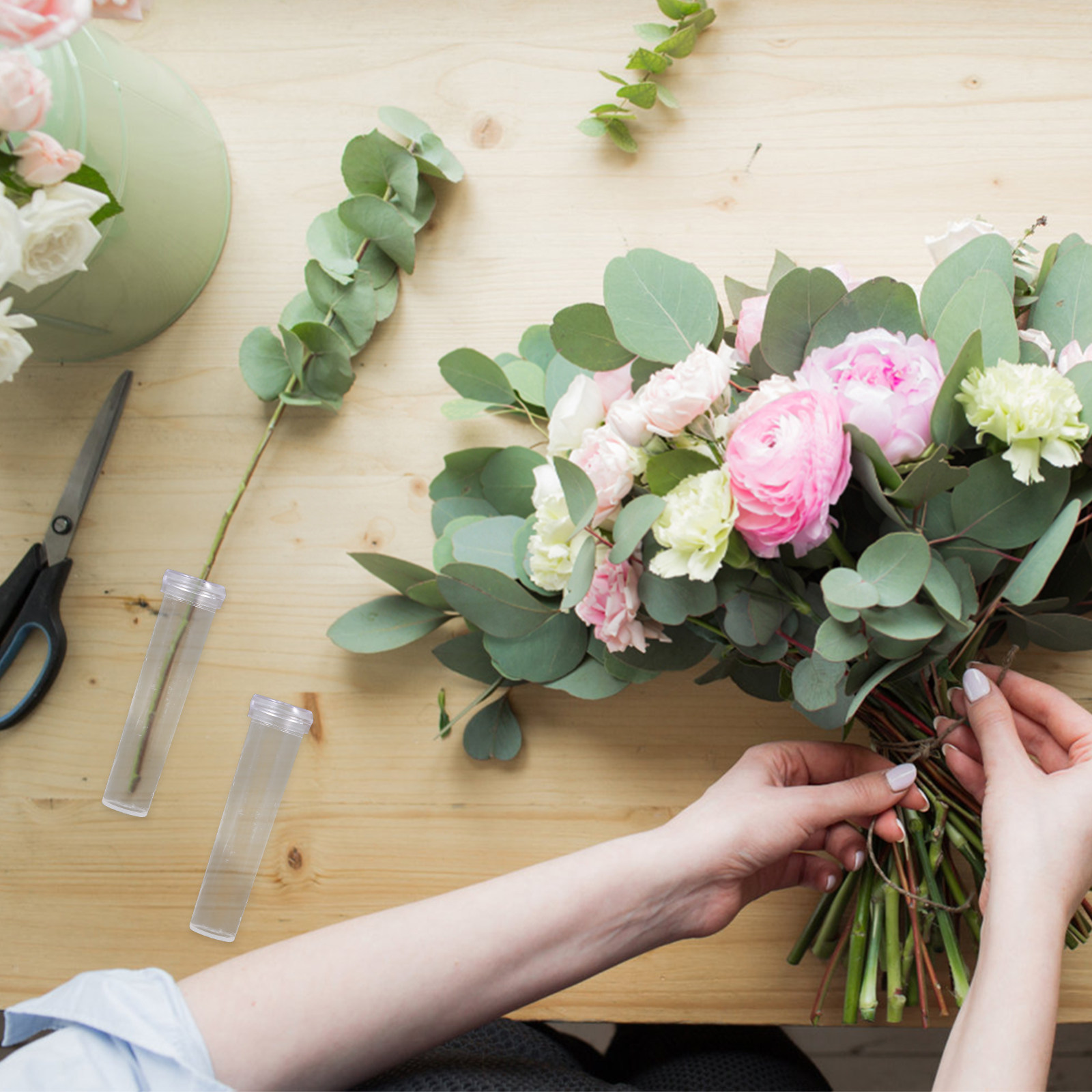 100Pcs 플라스틱 꽃 물 튜브 신선한 절화용 영양  - Easy Florist Supply 리뷰 및 가격