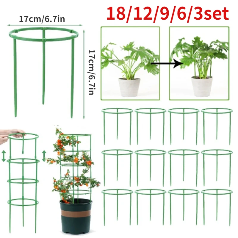 토마토 케이지 격자 플라스틱 기둥 포도 나무 식물 브래 - Florist Supp 리뷰 및 가격