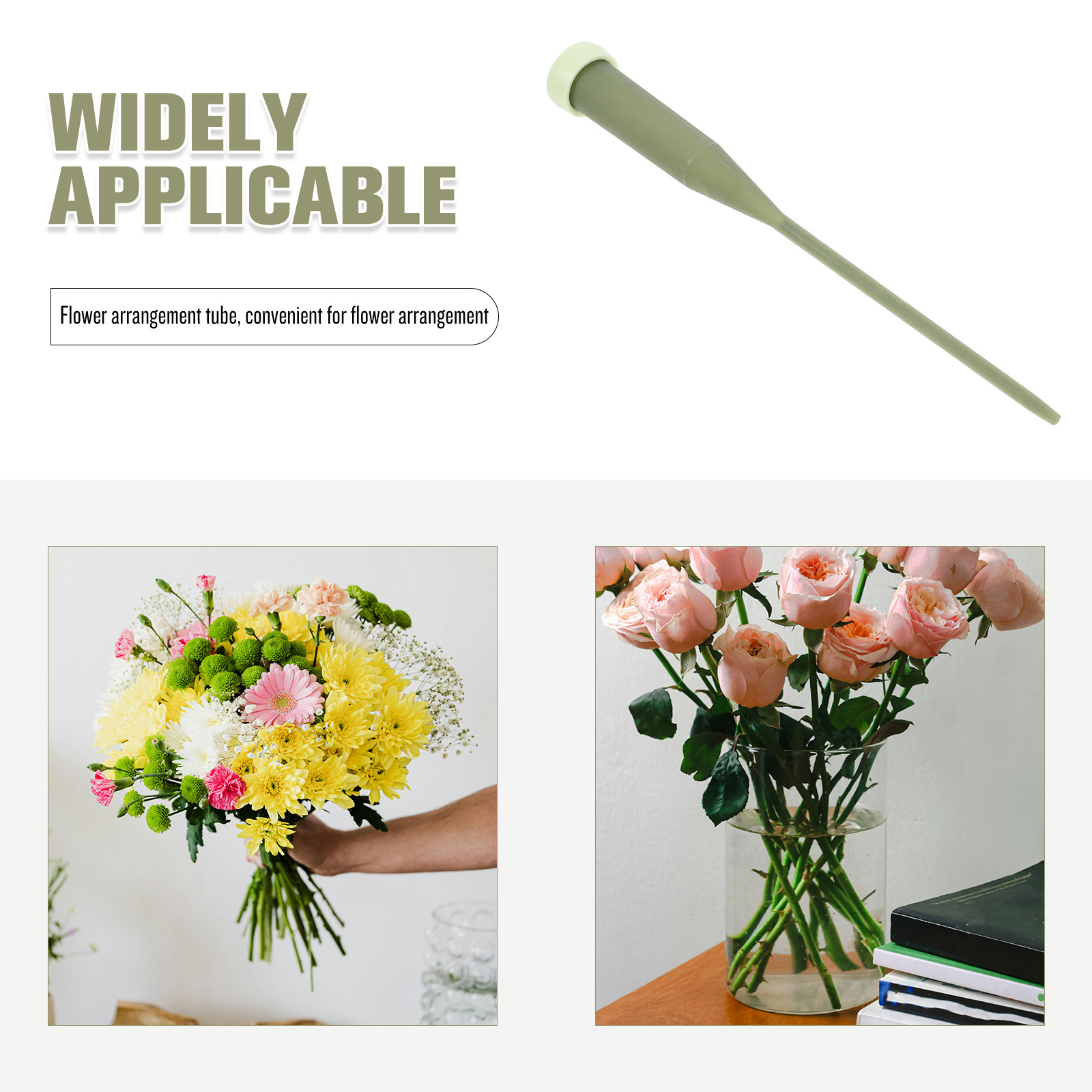 50개입 145mm 그린 플로럴 튜브, 단일 꽃 줄기용 - Easy Florist Supply 리뷰 및 가격