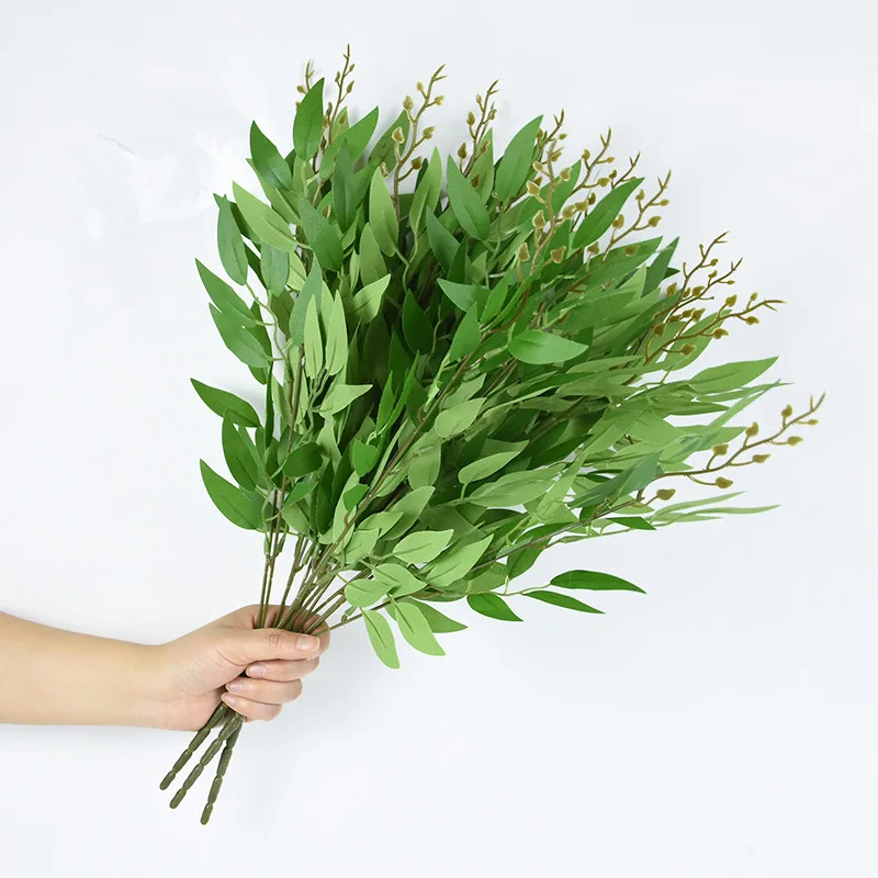 인공 식물 이탈리아 루스커스 녹색 줄기 봄 인조 관목  - Ruscus Stem Faux 리뷰 및 가격