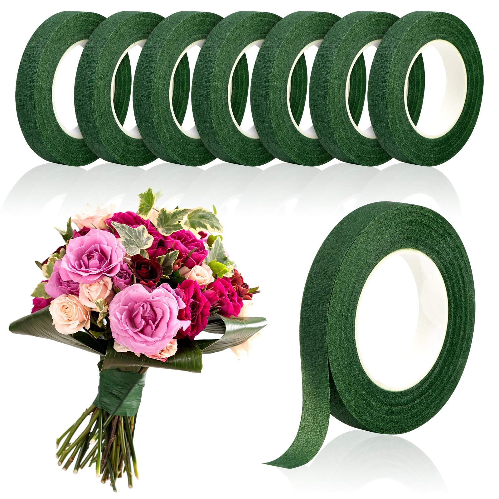 20 야드 그린 꽃다발 꽃 테이프 자체 접착 포장지 테 - Anda Florist Supply 리뷰 및 가격
