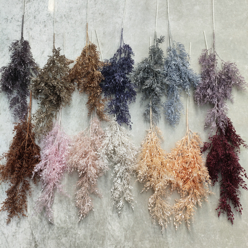 롱 스템 밤부사 밀란 잎 인조 잎 인공 홈 데코레이션  - Dried Flower Bunch 리뷰 및 가격