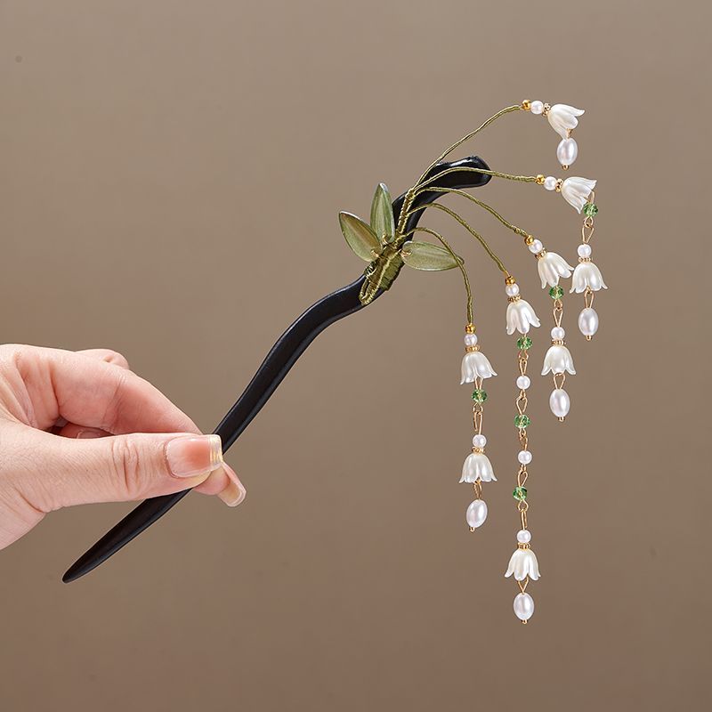 은방울꽃 잎사귀 모양의 모조 진주 롱 프린지 아크릴 헤 - Florist Supplies 리뷰 및 가격