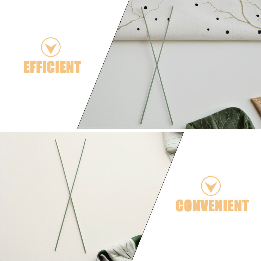 100Pcs 녹색 꽃 철 와이어 20Cm DIY 인공  - Wire Stem Florist 리뷰 및 가격