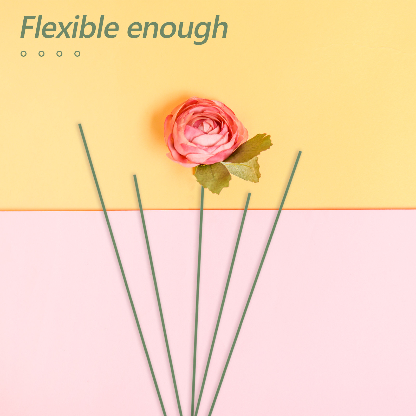250개입 포장된 녹색 플로리스트 와이어 줄기, 유연한 - Wire Stem Florist 리뷰 및 가격