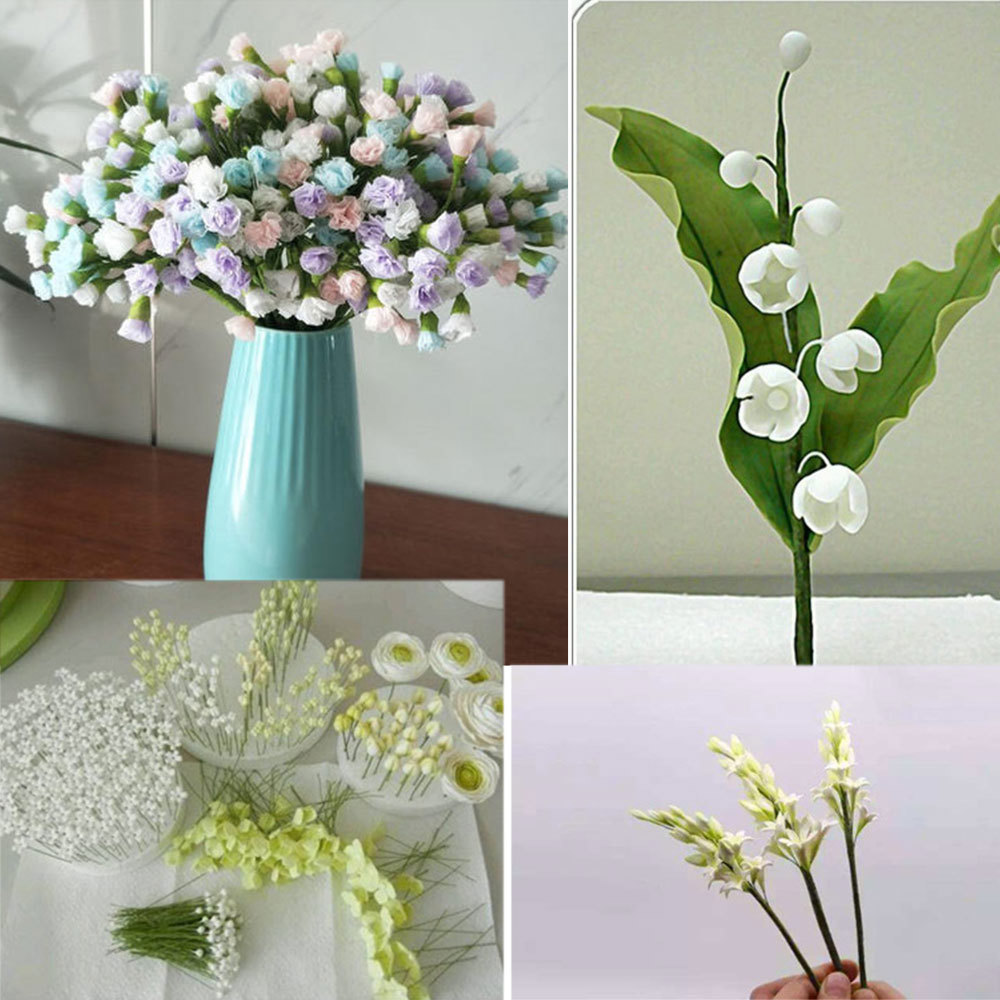 꽃꽂이 및 DIY 공예 스템 와이어, 플로리스트 꽃꽂이 - Wire Stem Florist 리뷰 및 가격
