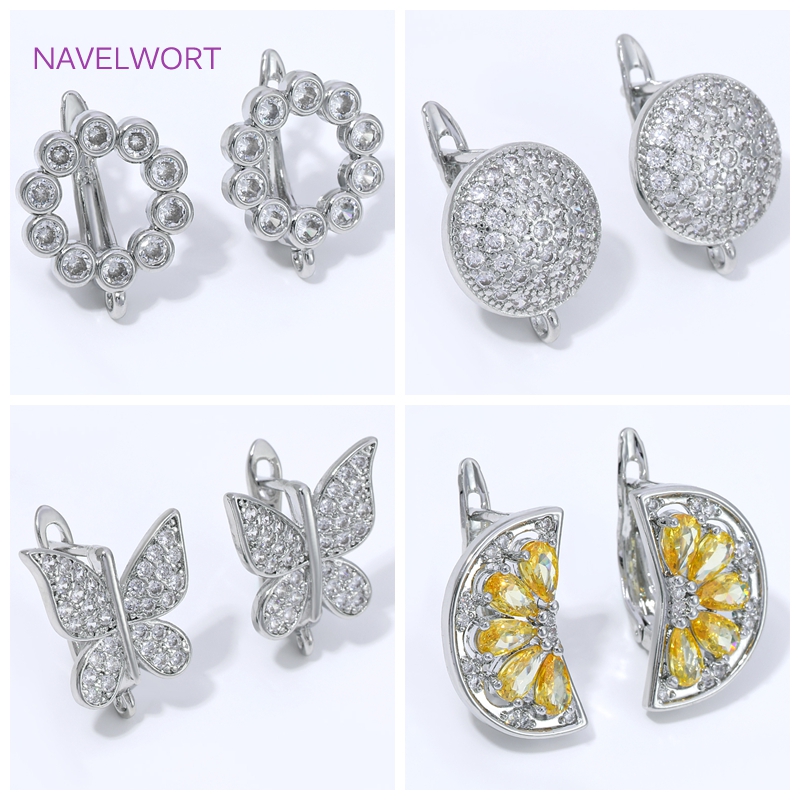 18K 금도금 부채꼴 꽃 귀걸이 고리, 황동 기본 고정 - Flower Supplies 리뷰 및 가격