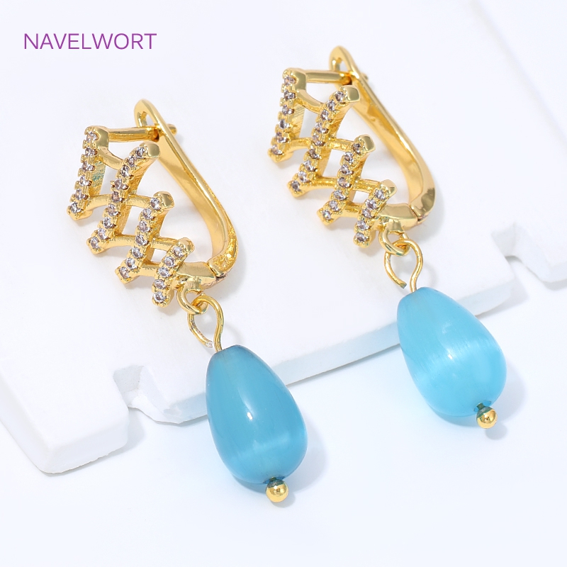 18K 금도금 부채꼴 꽃 귀걸이 고리, 황동 기본 고정 - Flower Supplies 리뷰 및 가격
