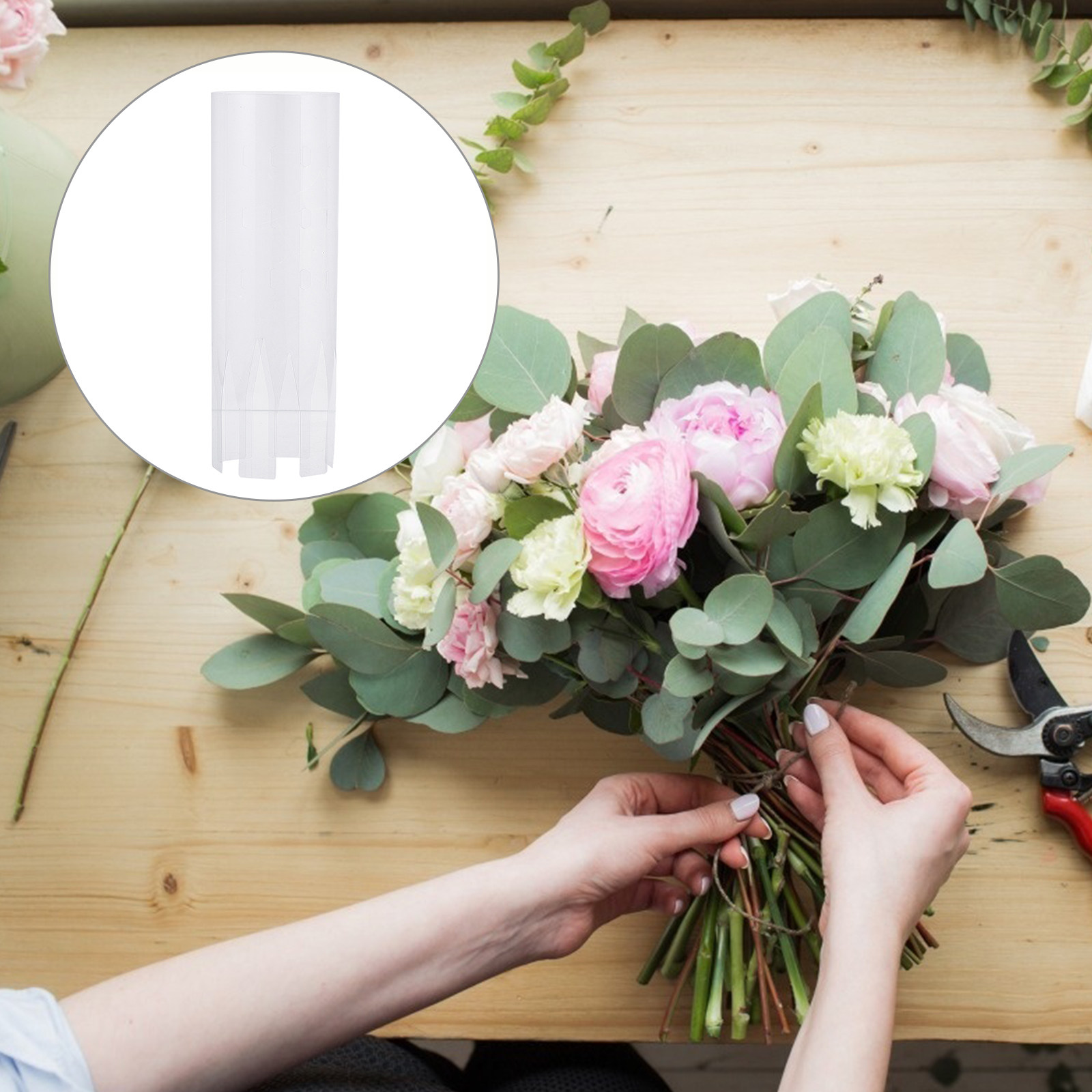 DIY 꽃꽂이를위한 10Pcs 플라스틱 꽃다발 홀더베이 - Florist Supply Shop 리뷰 및 가격