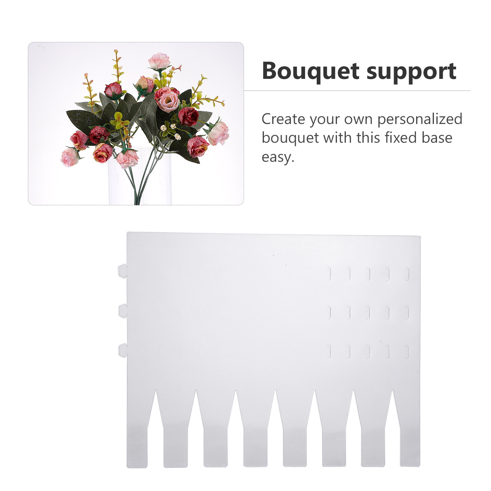 DIY 꽃꽂이를위한 10Pcs 플라스틱 꽃다발 홀더베이 - Florist Supply Shop 리뷰 및 가격