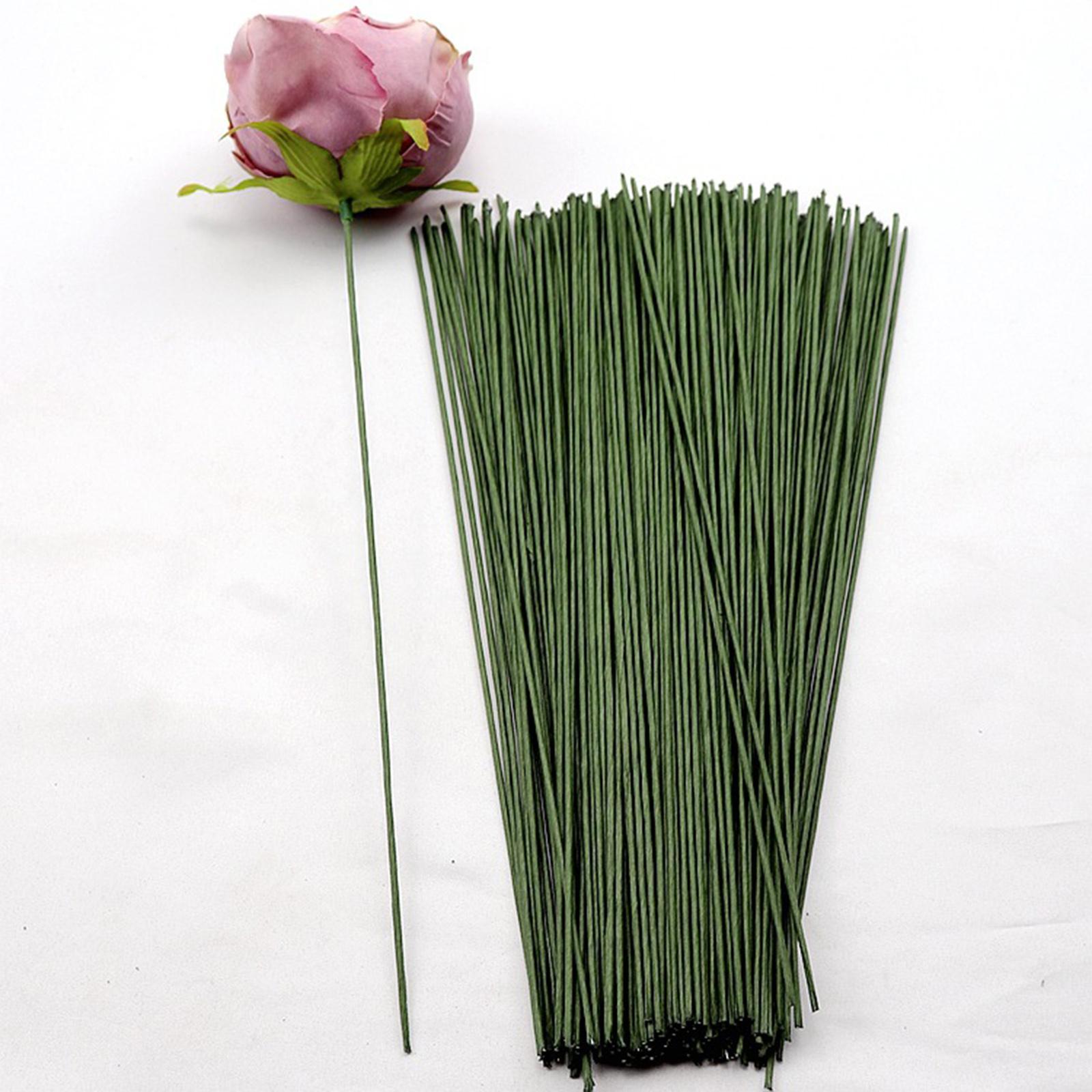100개 플로리스트 와이어 16인치 22게이지 인조 꽃 - Wire Stem Florist 리뷰 및 가격