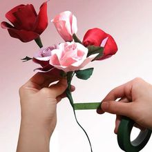 1롤 13.6m DIY 꽃 장식 테이프 자체 접착식 꽃 - Florist Supp 리뷰 및 가격