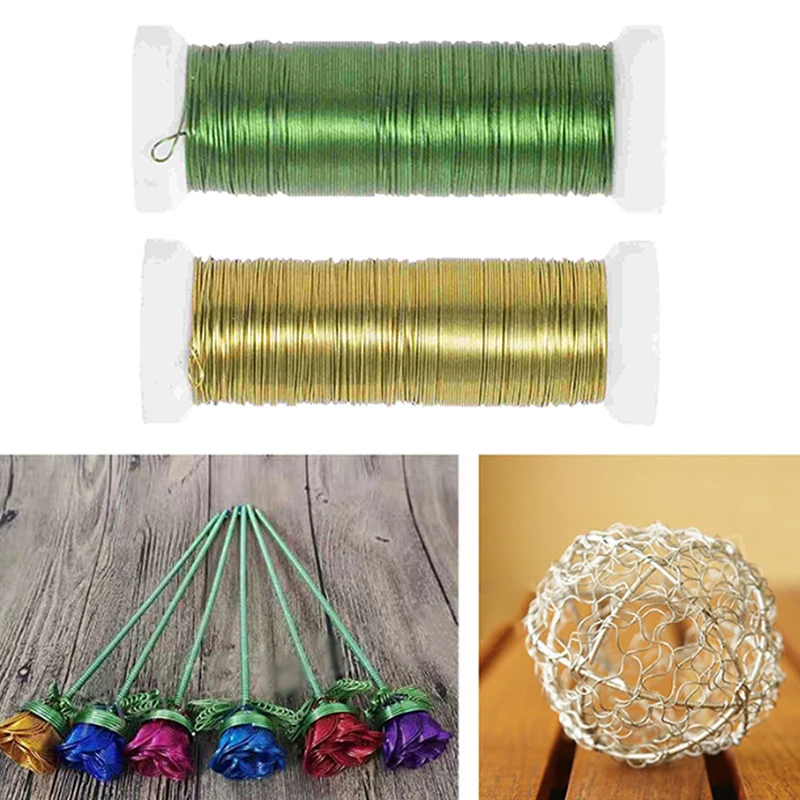 공예 와이어 꽃집 꽃 와이어 줄기 DIY 꽃 줄기 와이 - Wire Stem Florist 리뷰 및 가격